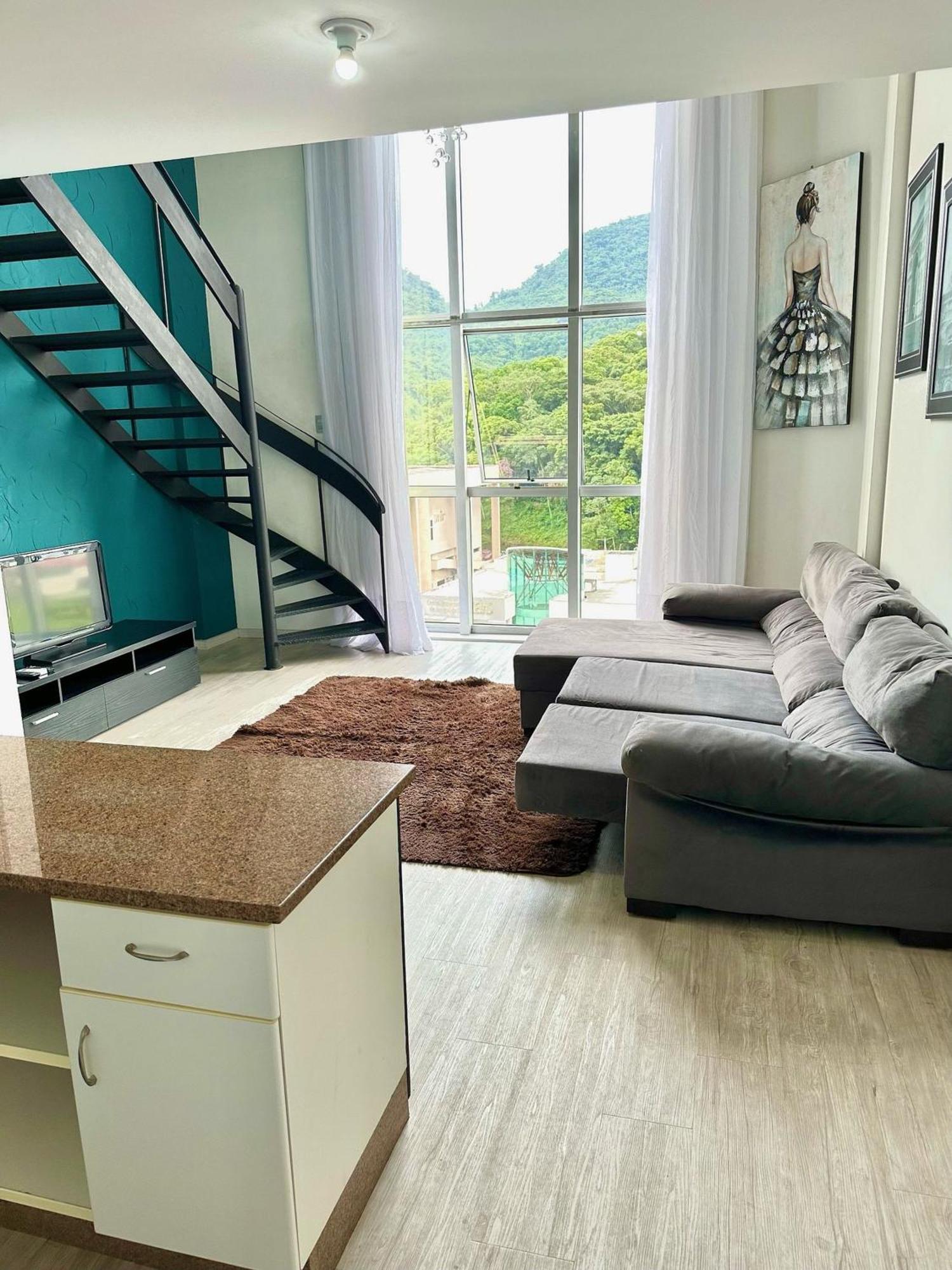 Saint Sebastian Flat 603- Com Hidro! Ate 3 Pessoas, Duplex, No Centro Villa Jaragua do Sul Exterior photo